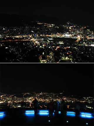 The Night View of Mt.Inasa