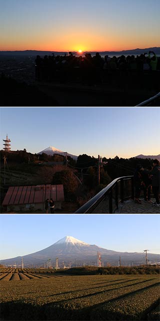 岩本山公園からの初日の出