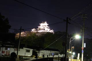 ライトアップ姫路城