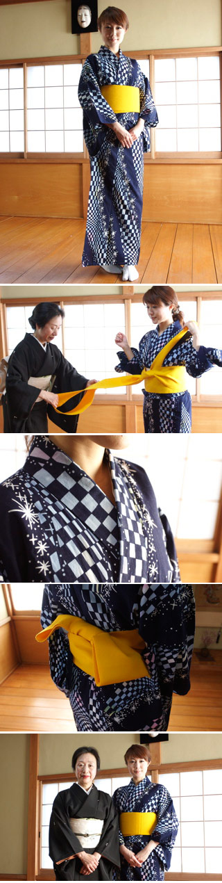 How to wear Yukata