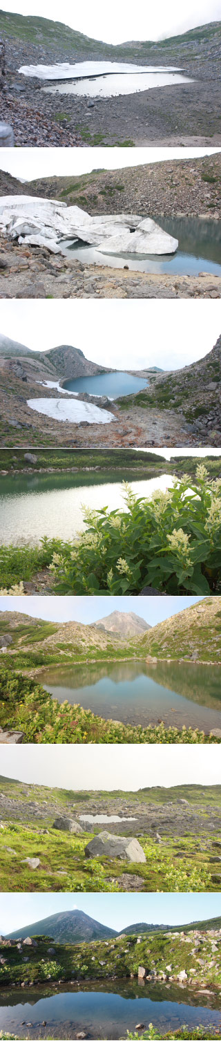 The ponds tour in Mt. Hakusan