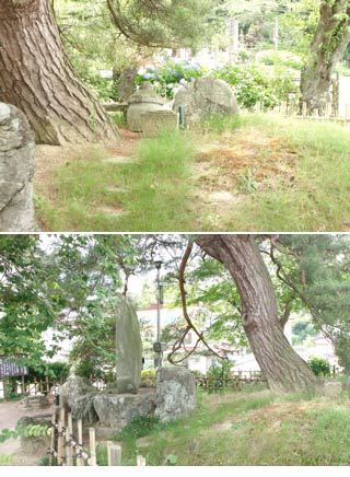 The grave of Musashibo Benkei
