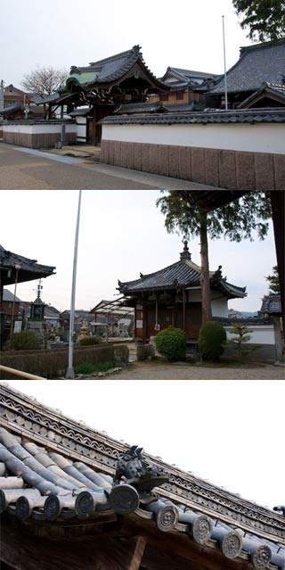 寺の道