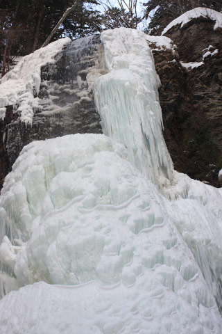 Kiyotaki Falls in Winter