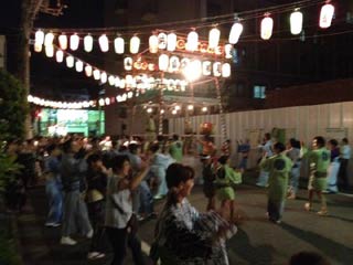 Ushijima Shrine Bon Odori Honjo 1