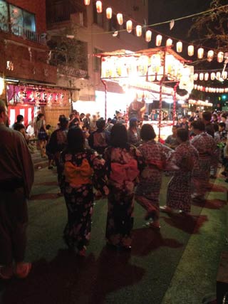 牛嶋神社盆踊り東駒形二丁目