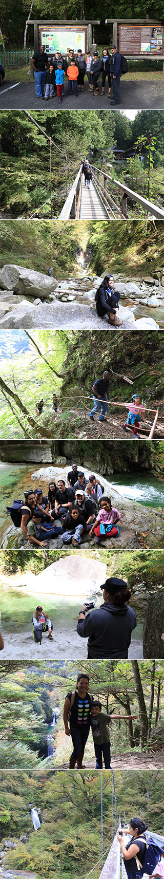 Hiking at Ojirogawa Valley